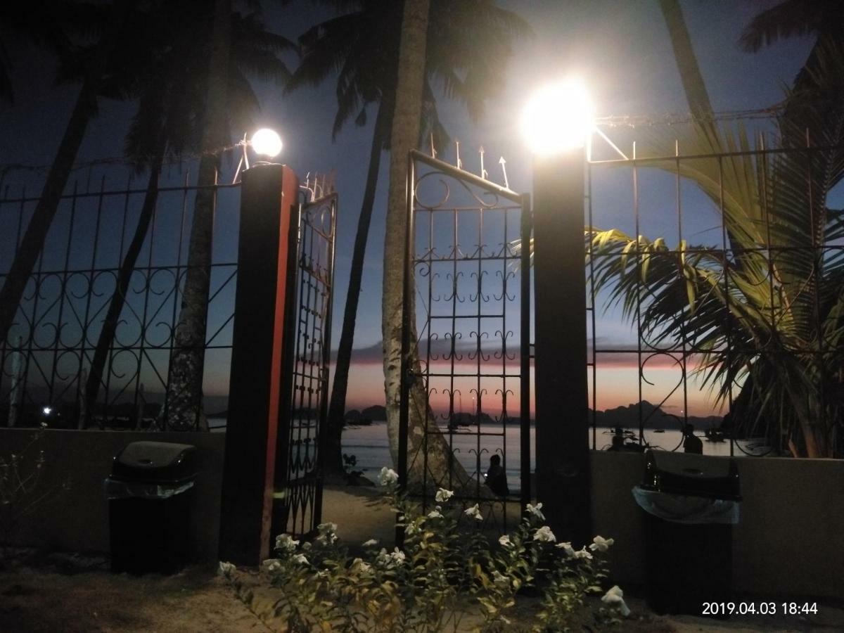 El Seatopia Beach Cottages El Nido Exteriör bild