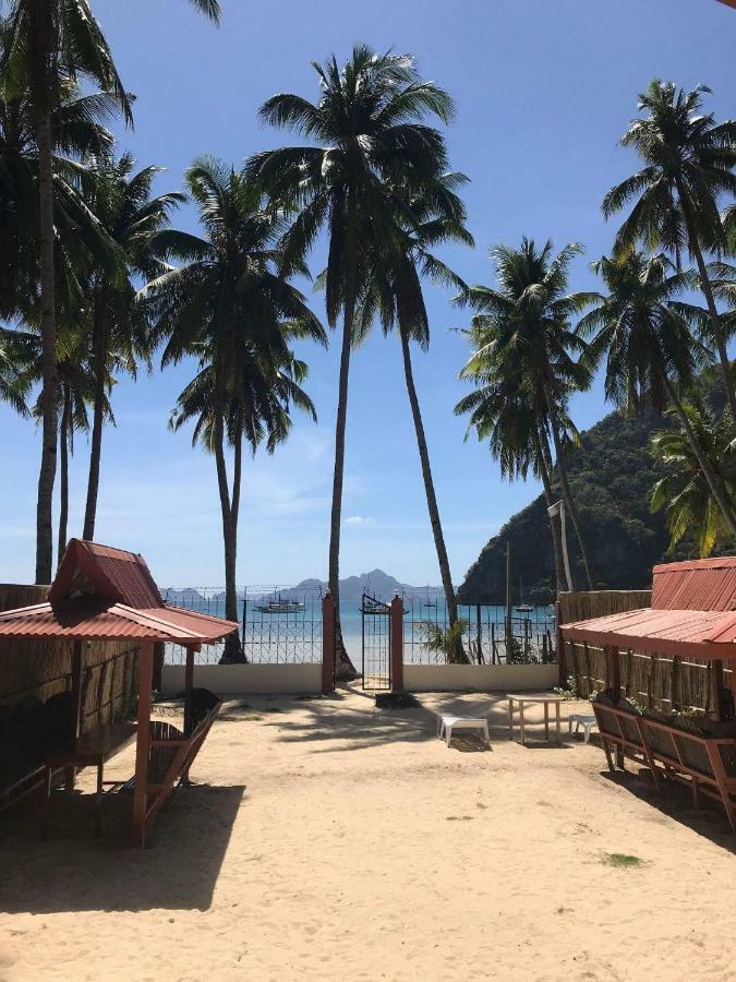 El Seatopia Beach Cottages El Nido Exteriör bild